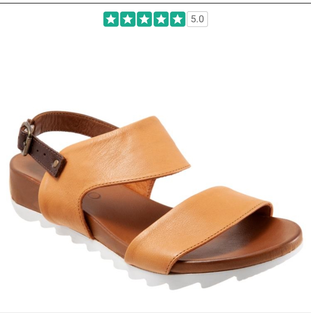 Bueno Fara Tan Sandals Size 38
